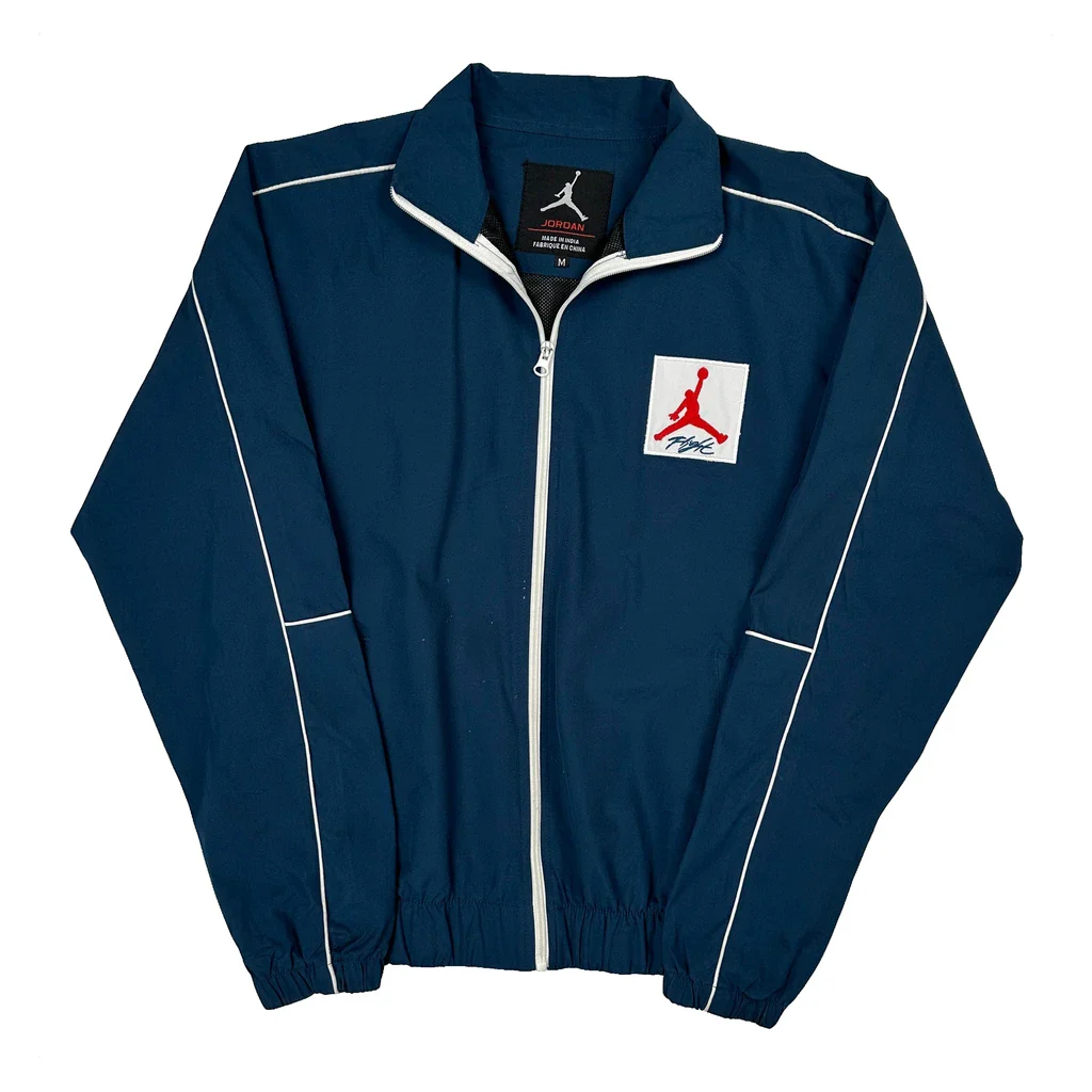 Jordan Track Jacket - Medium Blue Polyester