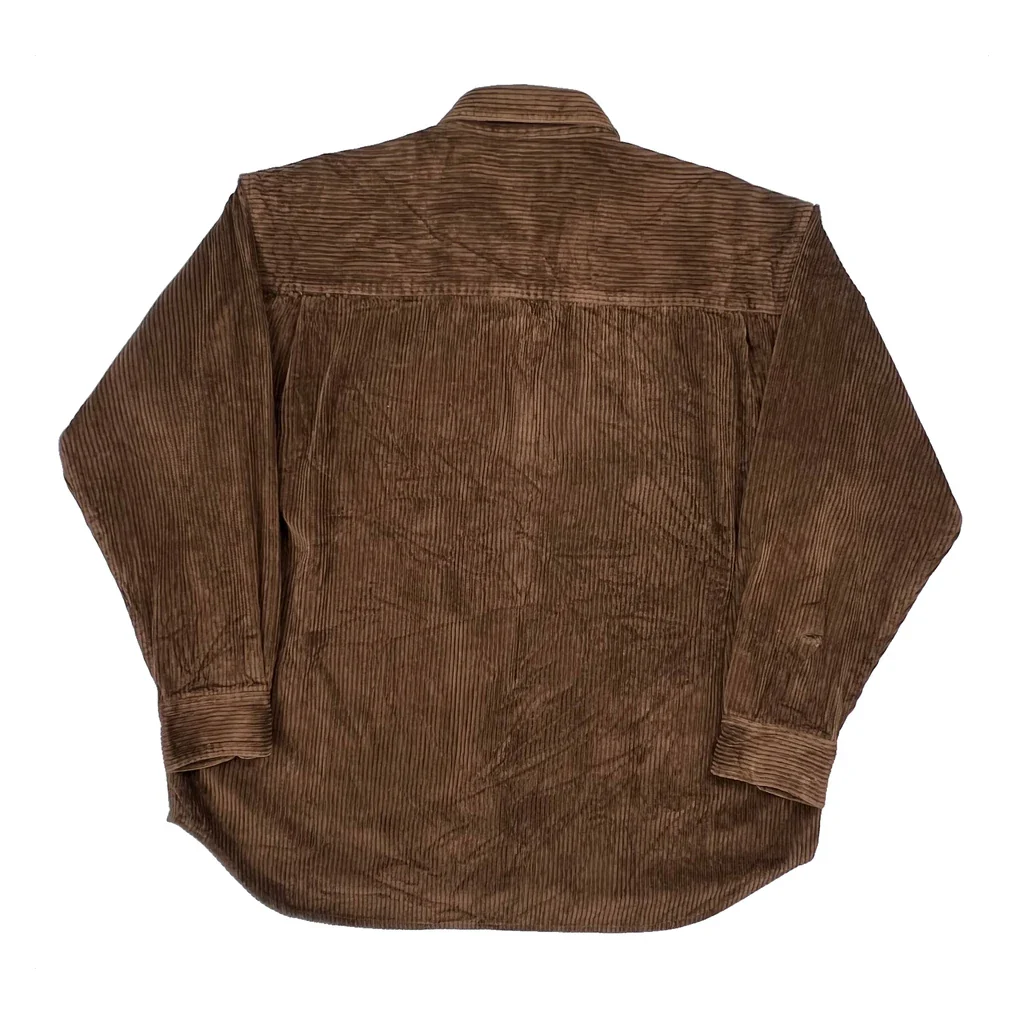 Jos. A. Bank Cord Shirt - Large Brown Cotton - Image 2