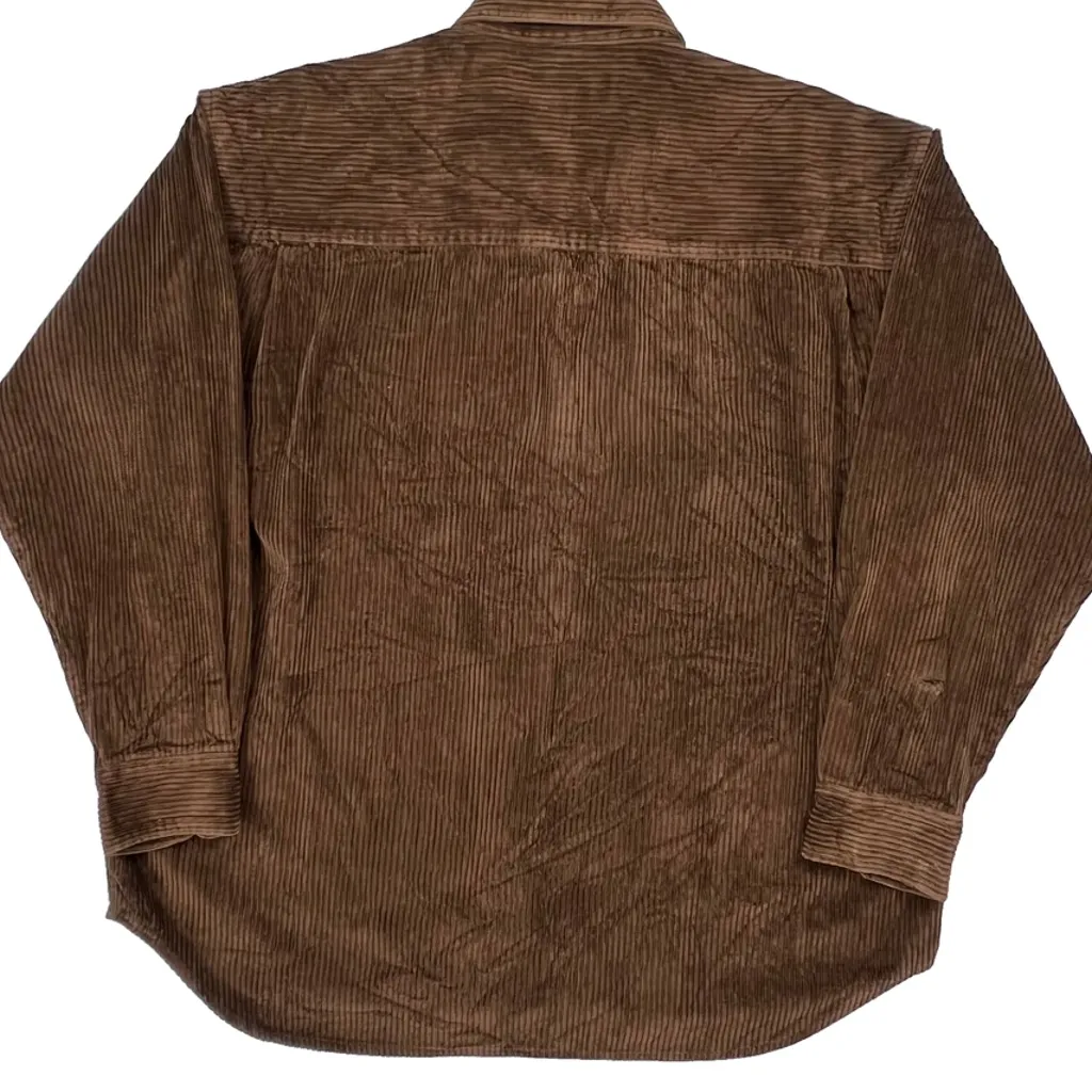 Jos. A. Bank Cord Shirt - Large Brown Cotton - Image 6