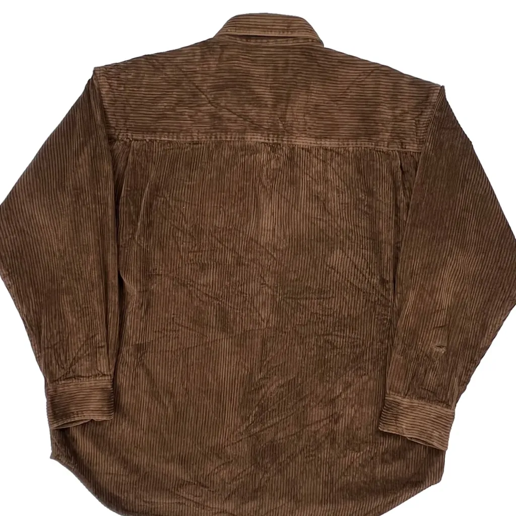 Jos. A. Bank Cord Shirt - Large Brown Cotton - Image 7