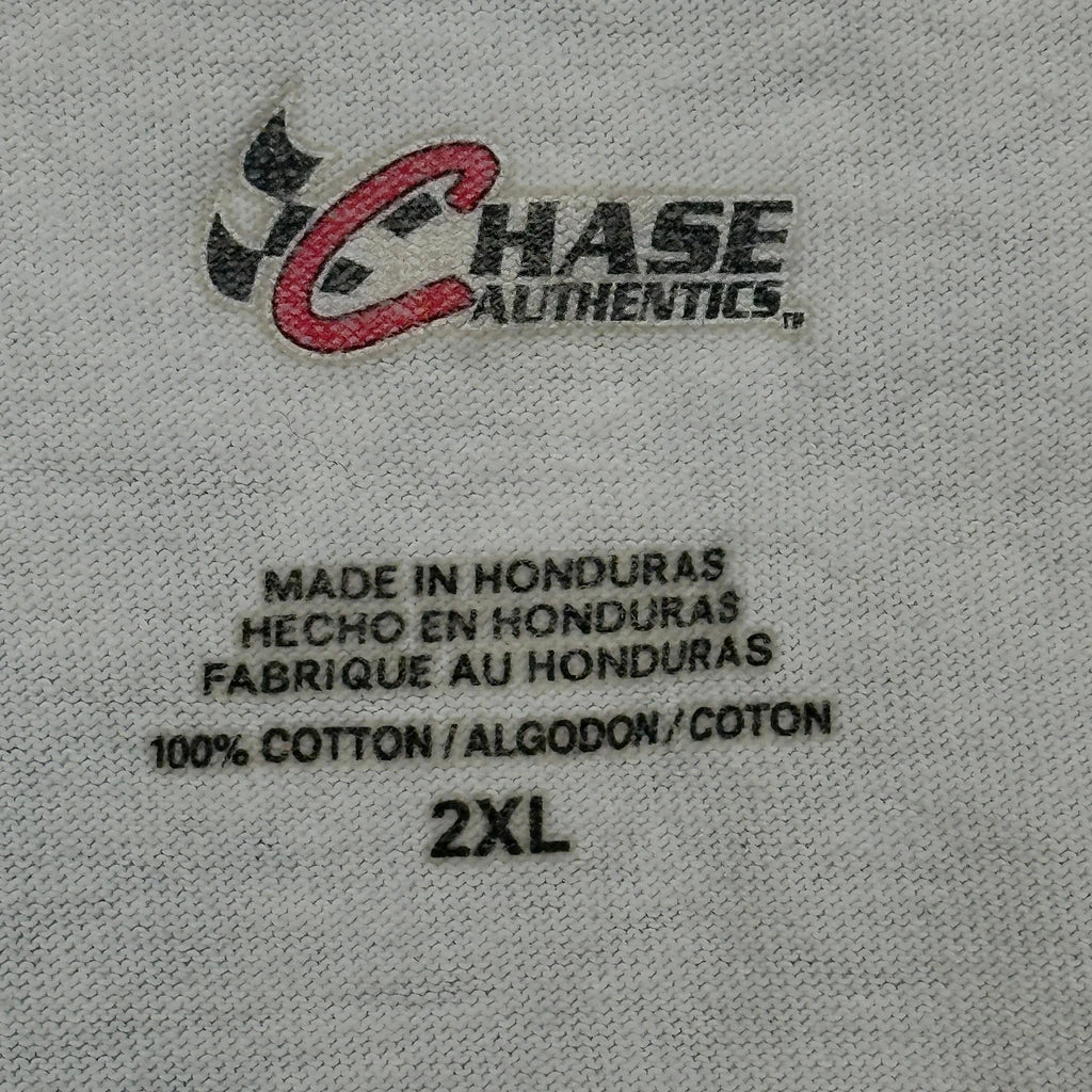 Jr Nation Chase Authentics Nascar T-Shirt - 2XL White Cotton - Image 3