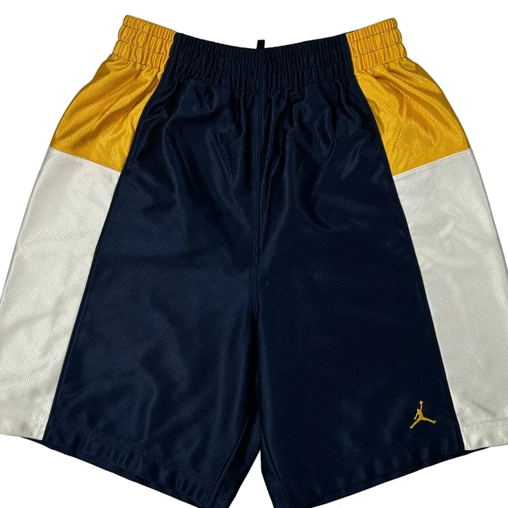 Jumpman Logo Jordan Graphic Sport Shorts - Large Navy Polyester - Image 4
