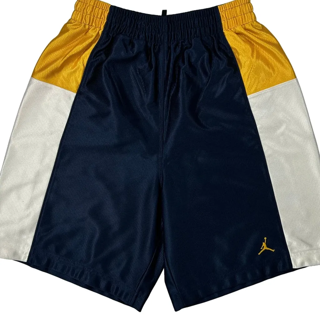 Jumpman Logo Jordan Graphic Sport Shorts - Large Navy Polyester - Image 5