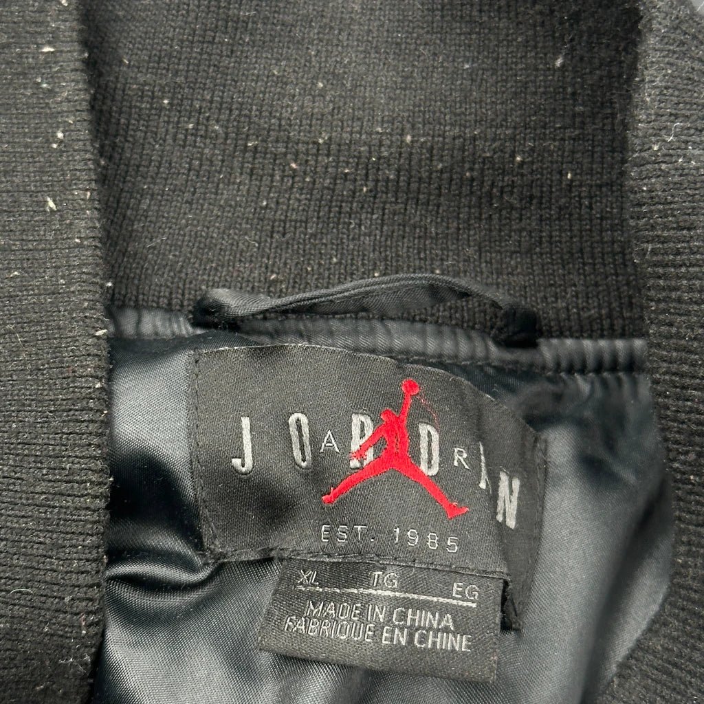 Jumpman Logo Jordan Varsity Jacket - XL Black Polyester - Image 3