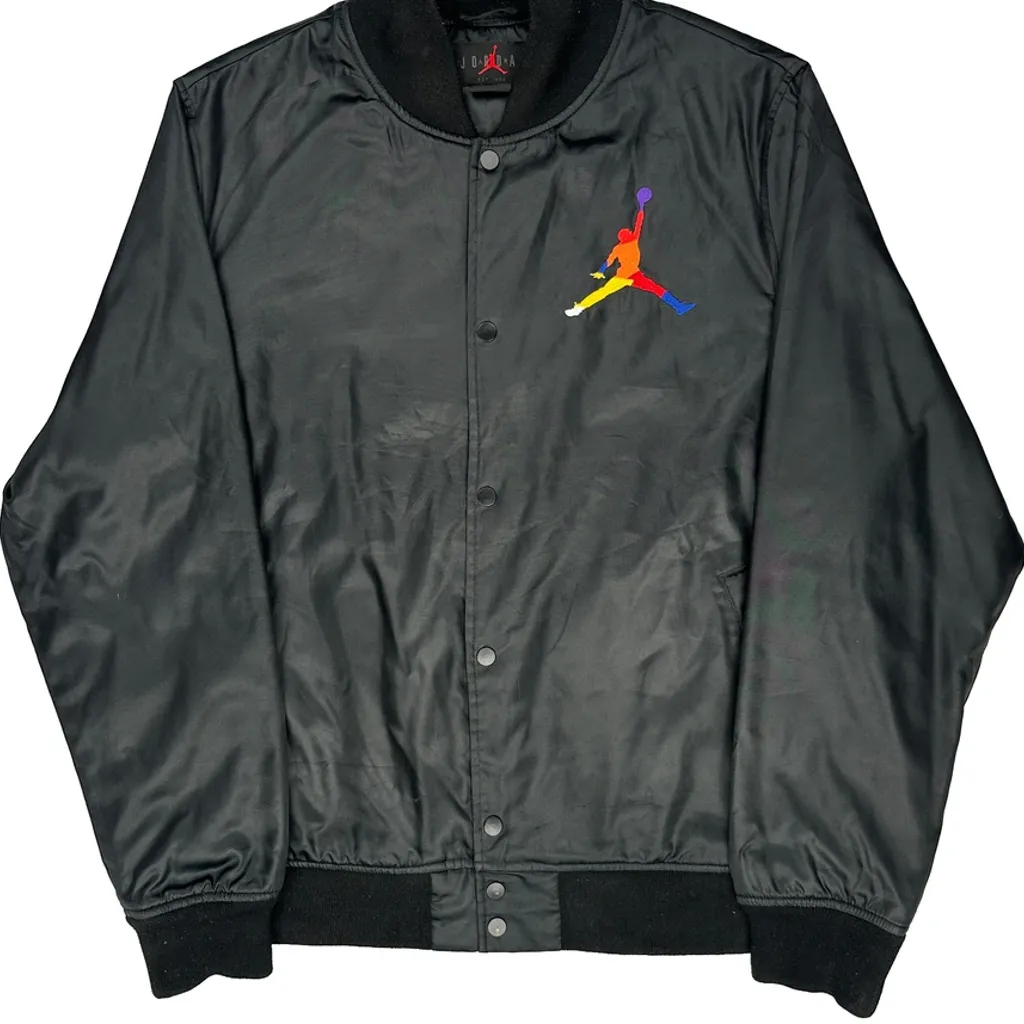 Jumpman Logo Jordan Varsity Jacket - XL Black Polyester - Image 4