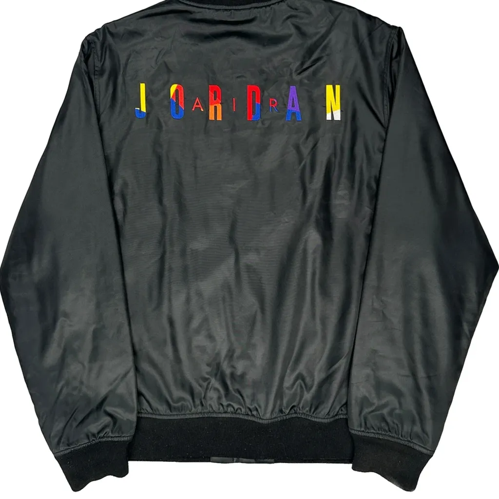 Jumpman Logo Jordan Varsity Jacket - XL Black Polyester - Image 6