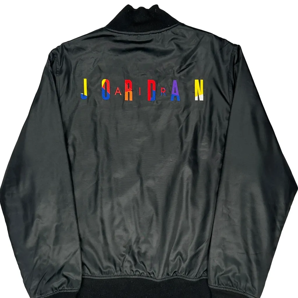 Jumpman Logo Jordan Varsity Jacket - XL Black Polyester - Image 7