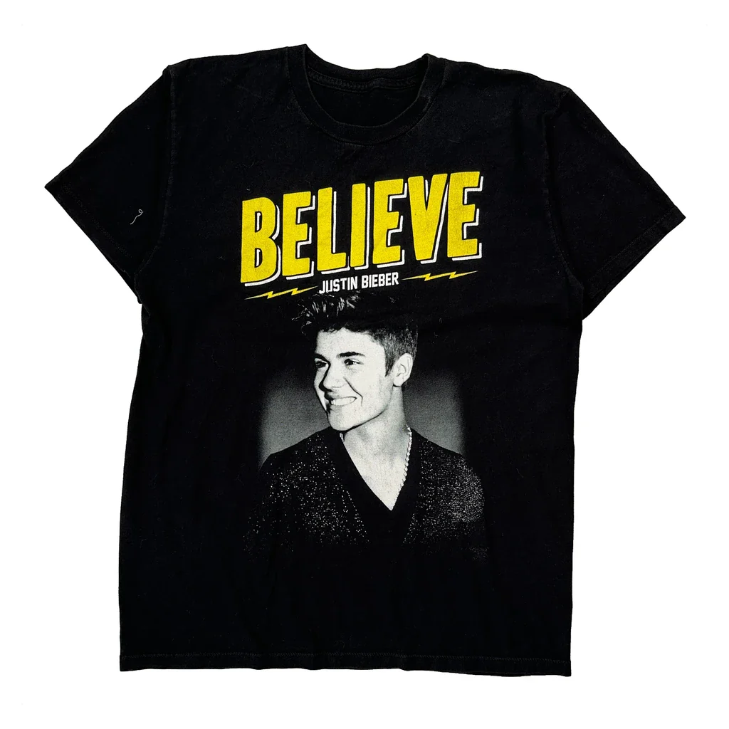 Justin Bieber Believe Tour Unbranded Band T-Shirt - XS Black Cotton
