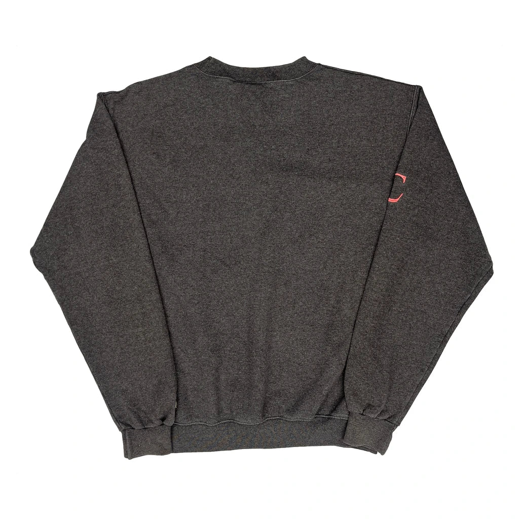 Kansas Champion College Sweatshirt - Medium Grey Cotton Blend - Image 2