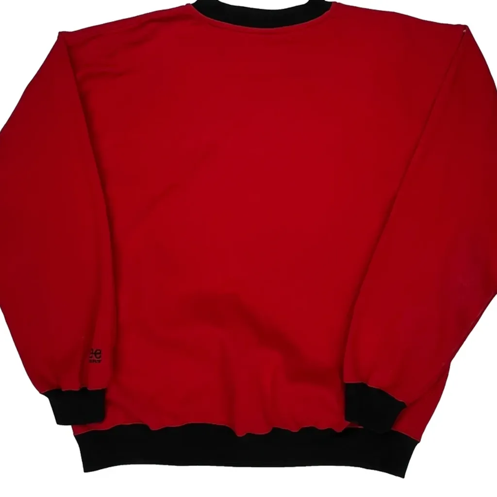 Kansas City Chiefs Lee Sport Football Sweatshirt - Large Red Polyester Blend - Image 6