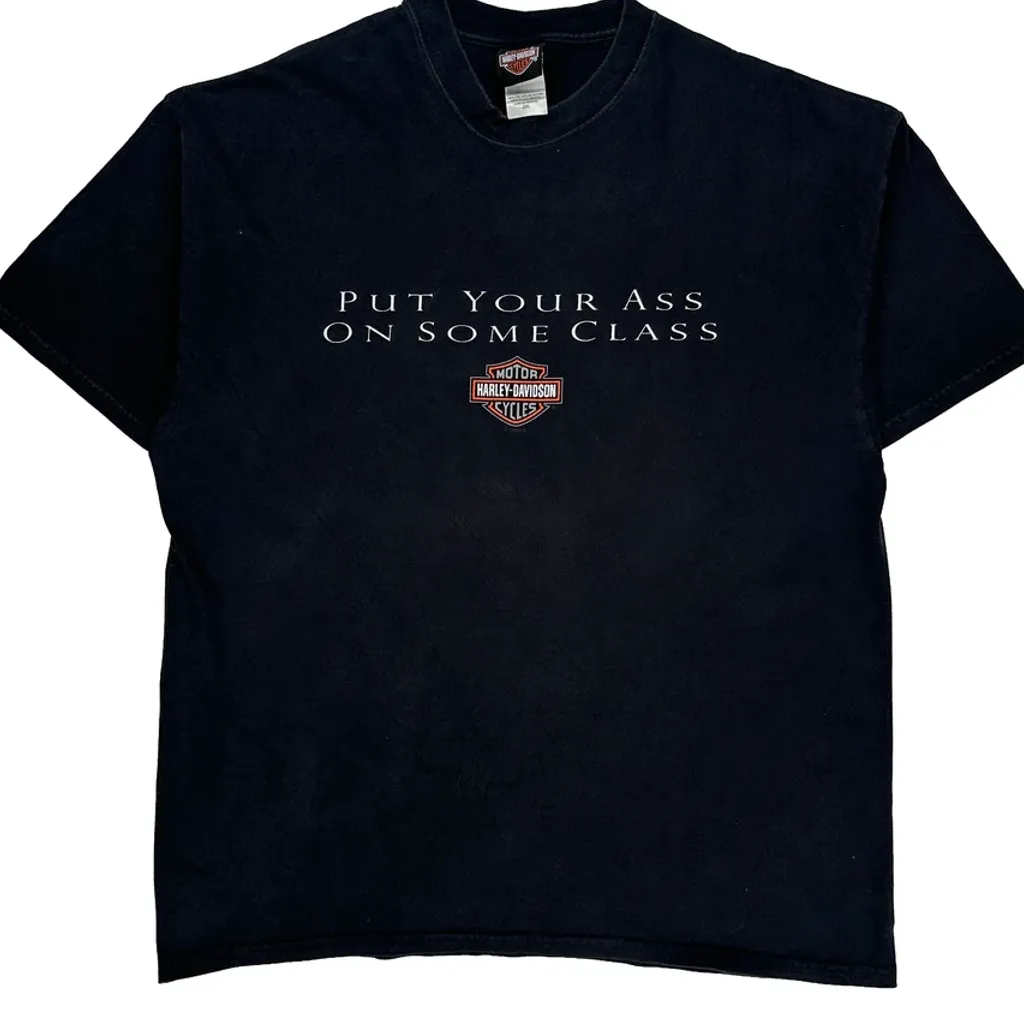 Kansas City Harley Davidson T-Shirt - 2XL Black Cotton - Image 4