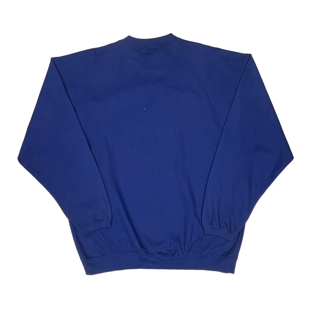 Kansas Jayhawks Cadre College Sweatshirt - XL Blue Cotton Blend - Image 2