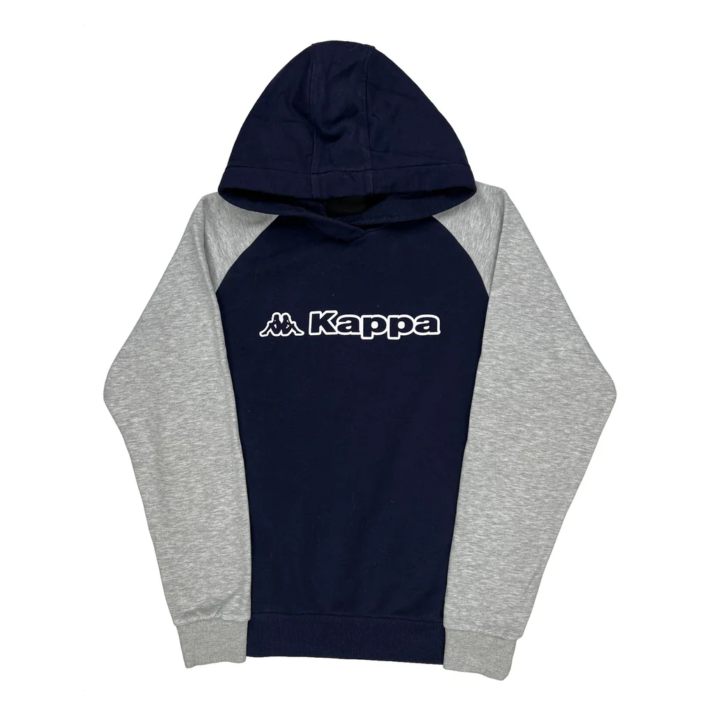 Kappa Hoodie - Medium Gray Cotton