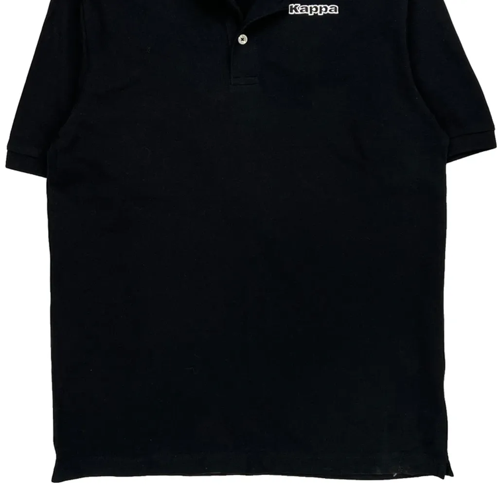 Kappa Polo Shirt - Large Black Cotton - Image 4