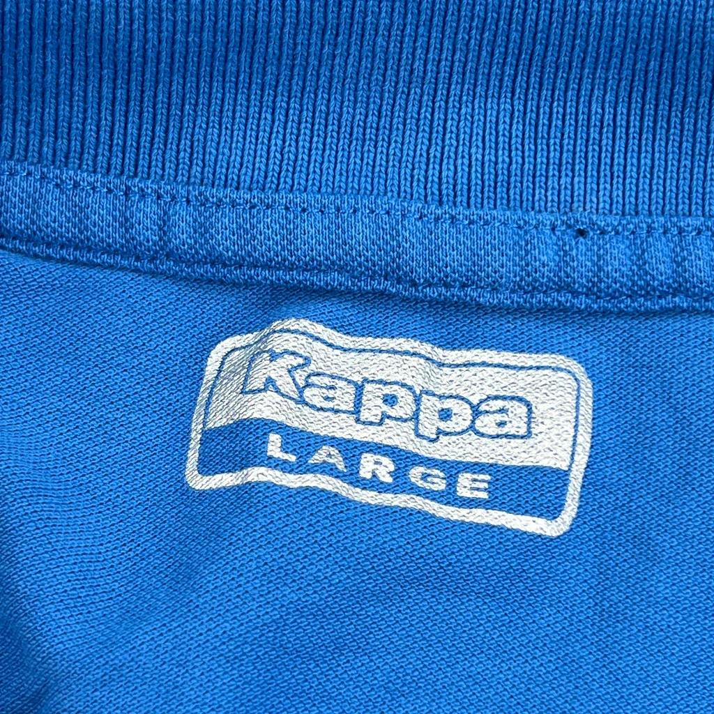 Kappa Polo Shirt - Large Blue Cotton - Image 3