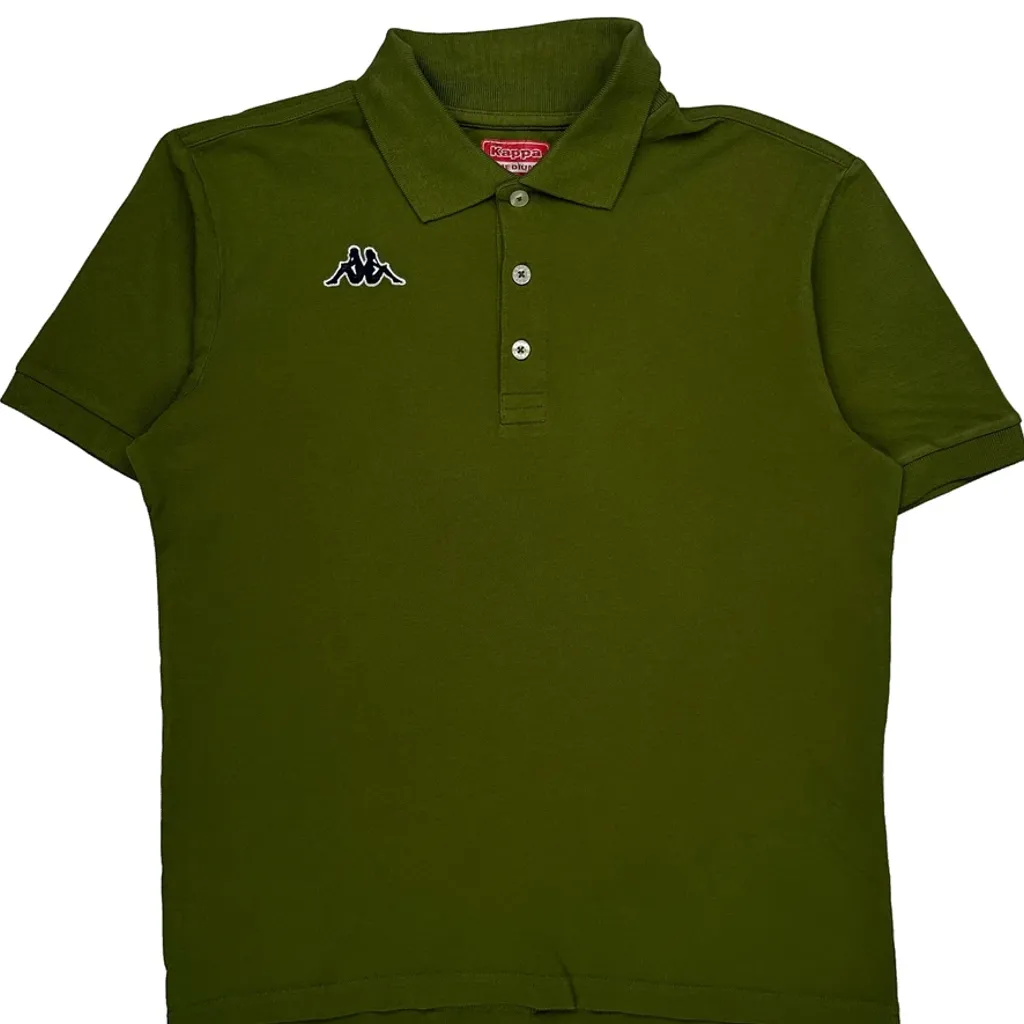 Kappa Polo Shirt - Medium Green Cotton - Image 4
