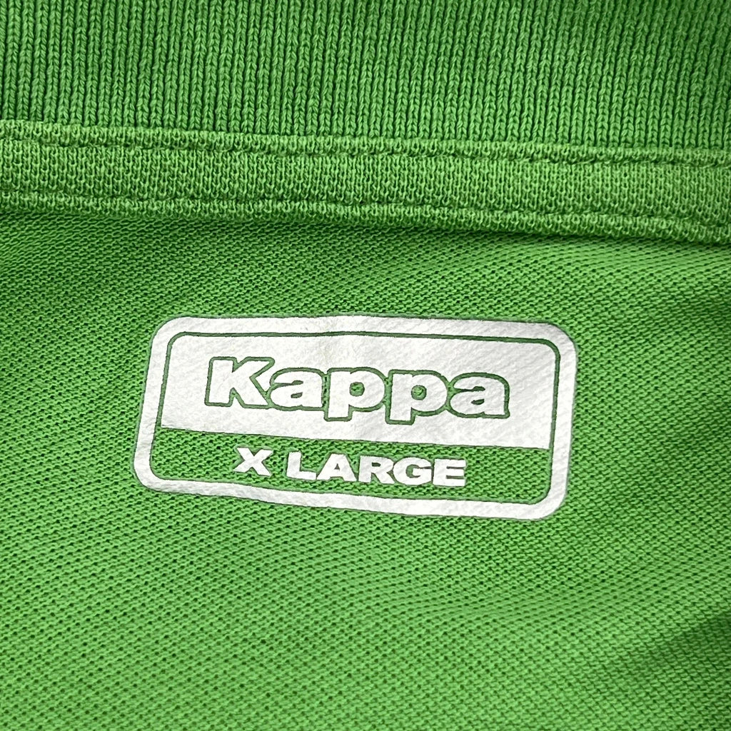 Kappa Polo Shirt - XL Green Cotton - Image 3