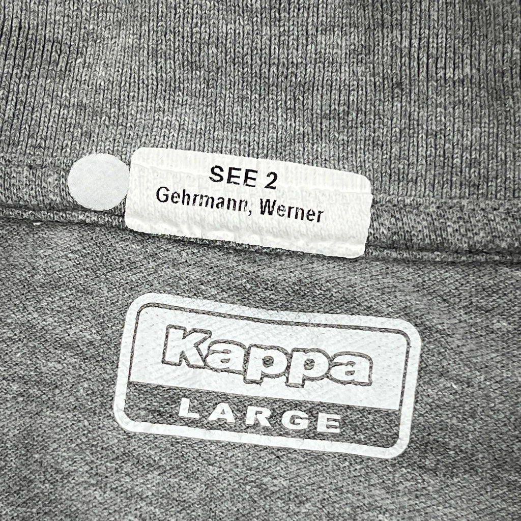Kappa Polo Shirt - Large Grey Cotton - Image 3