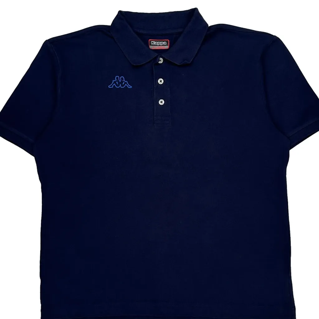 Kappa Polo Shirt - XL Navy Cotton - Image 5