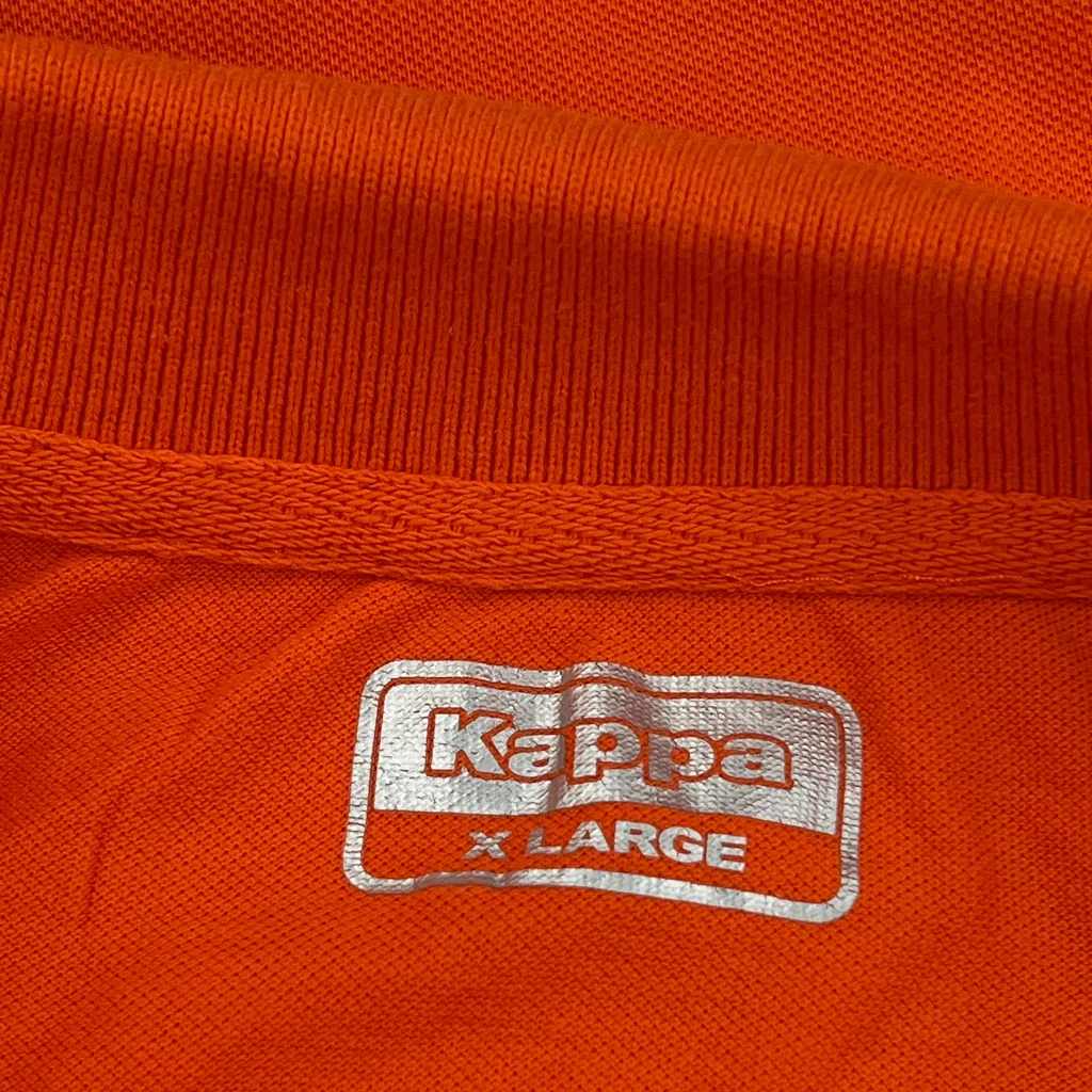 Kappa Polo Shirt - XL Orange Cotton - Image 3