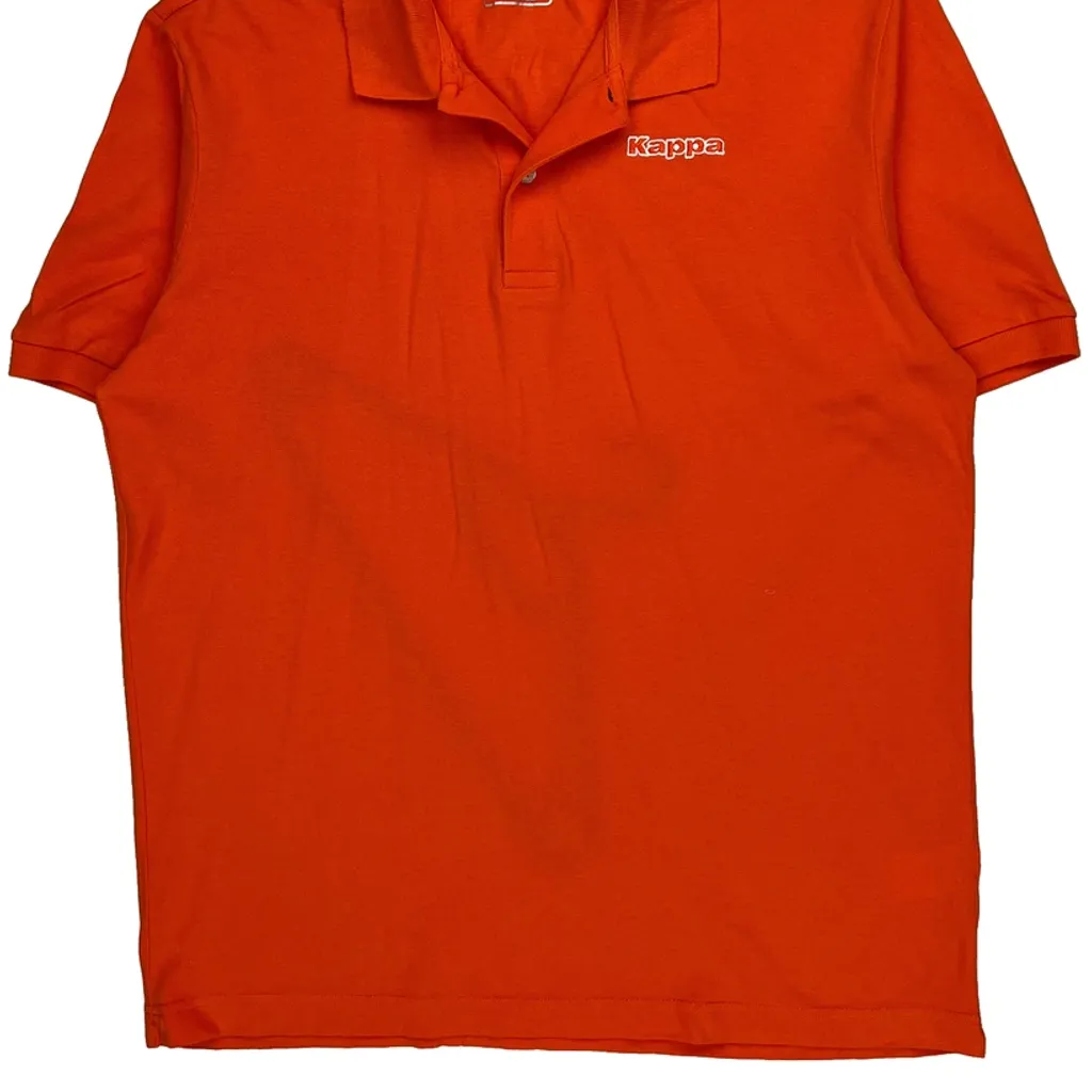 Kappa Polo Shirt - XL Orange Cotton - Image 4