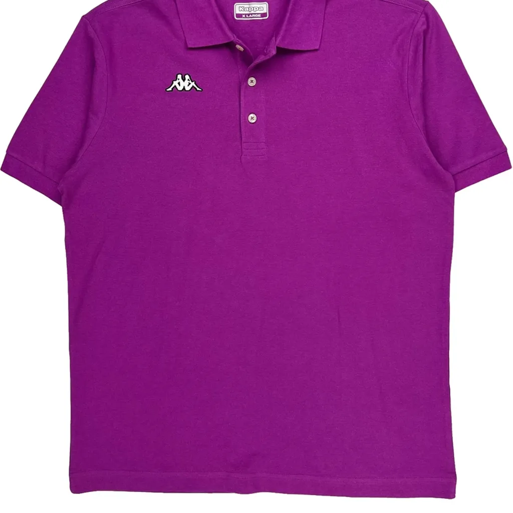 Kappa Polo Shirt - XL Purple Cotton - Image 5