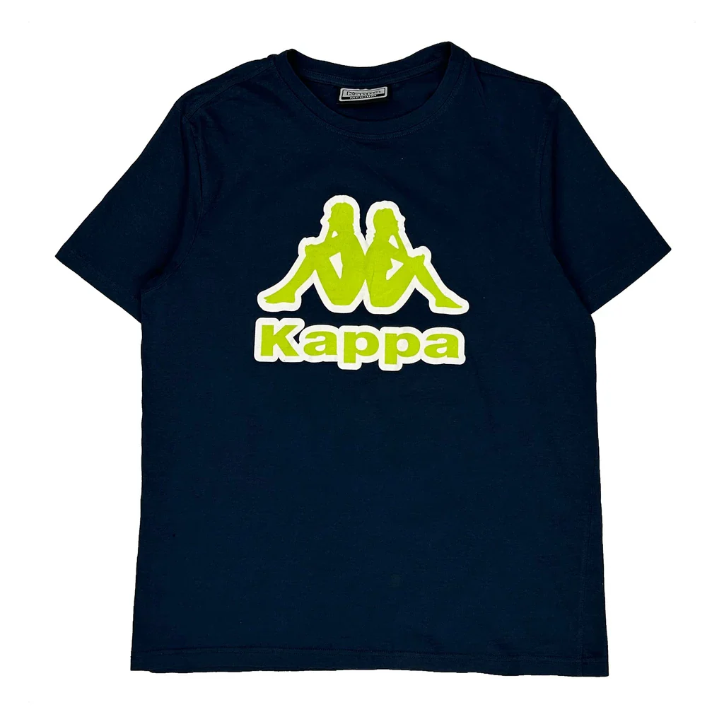 Kappa T-Shirt - Medium Navy Cotton