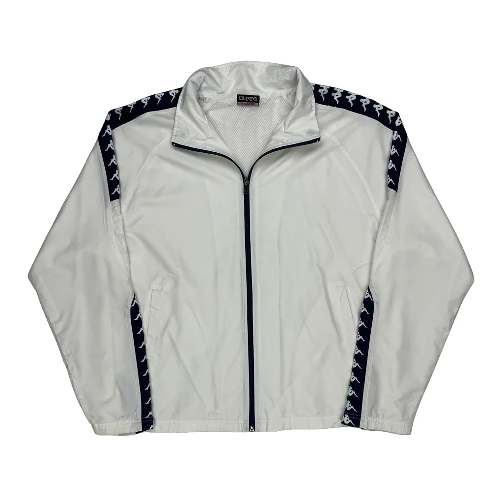 Kappa Track Jacket - XL White Polyester