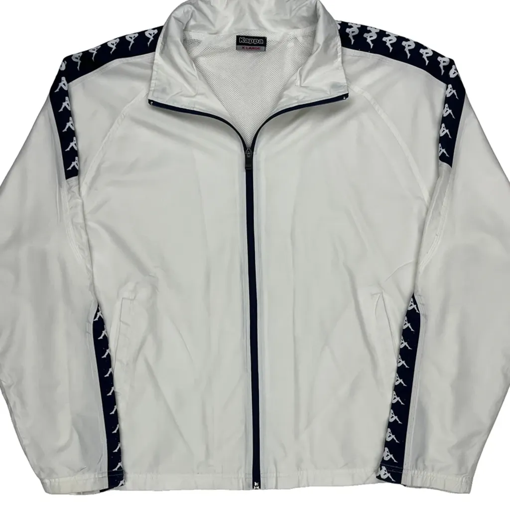 Kappa Track Jacket - XL White Polyester - Image 4