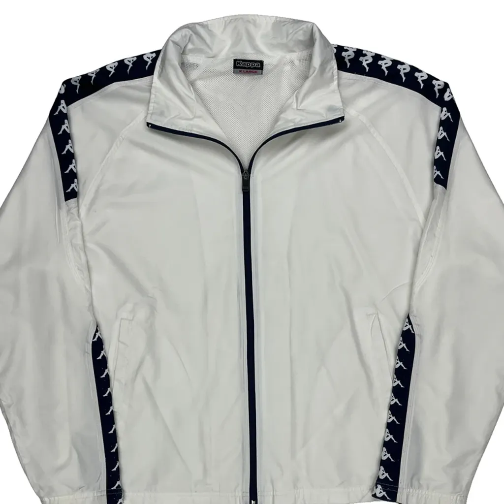 Kappa Track Jacket - XL White Polyester - Image 5