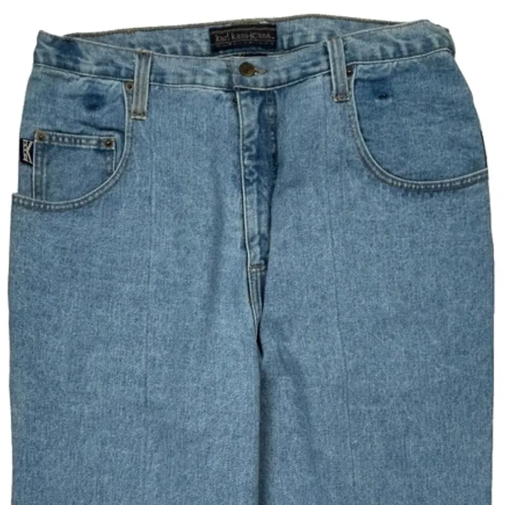 Karl Kani Jeans - 35W 30L Light Wash Denim - Image 9