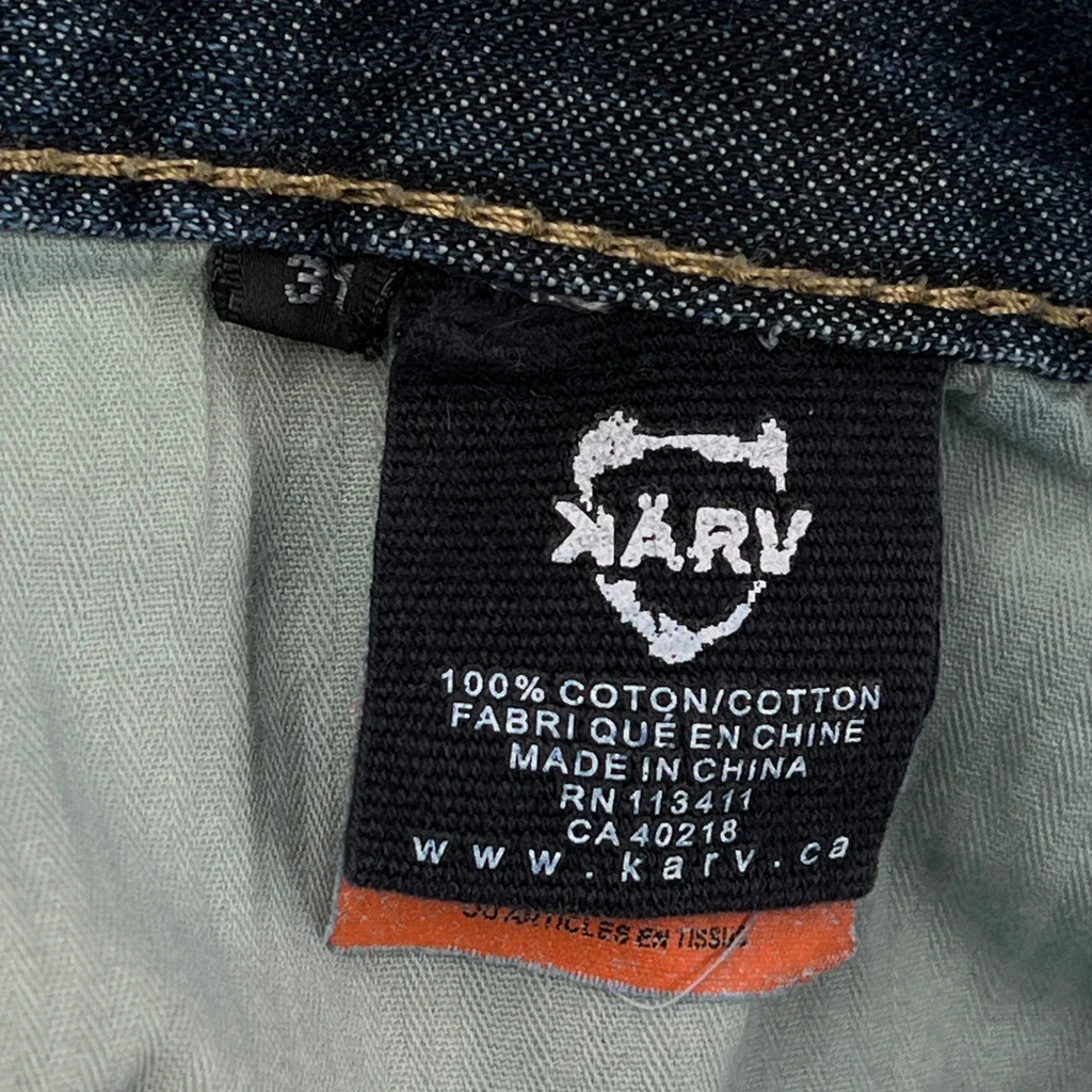 Karv Jeans - 30W 28L Blue Cotton - Image 6