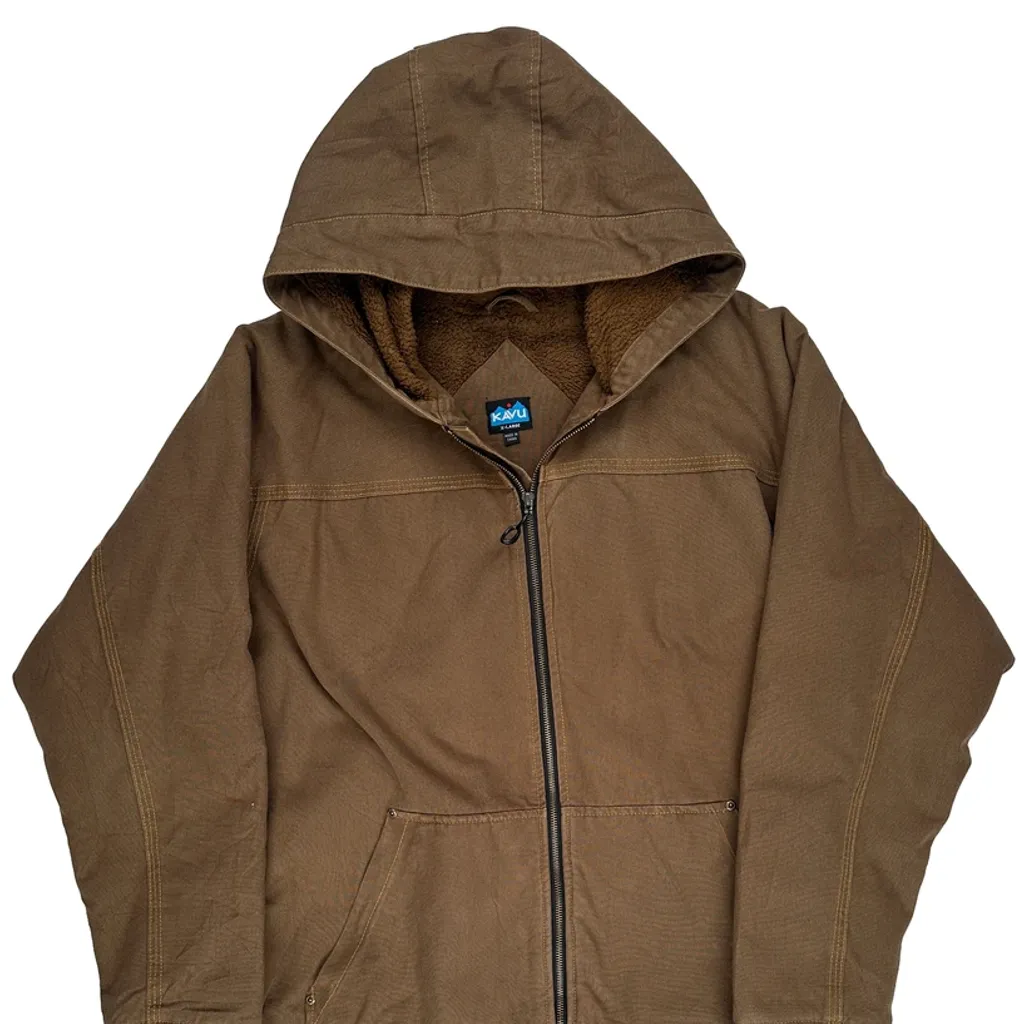 Kavu Workwear Jacket - XL Brown Cotton - Image 5