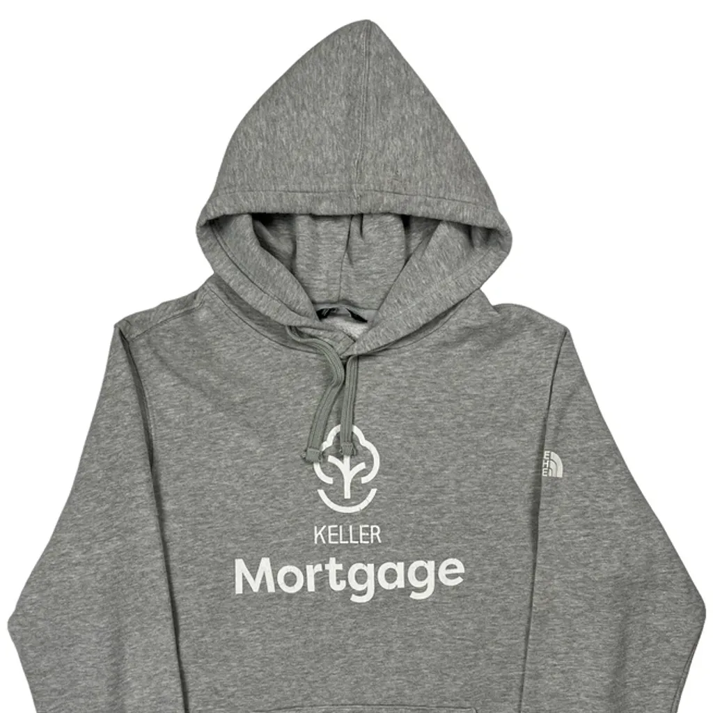 Keller Mortgage Logo The North Face Hoodie - Large Grey Cotton - Image 5
