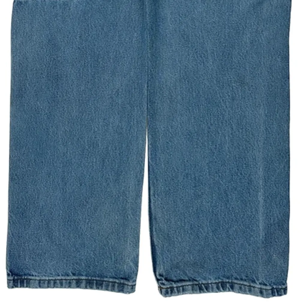 Key Double Knee Carpenter Jeans - 32W 31L Blue Cotton - Image 8
