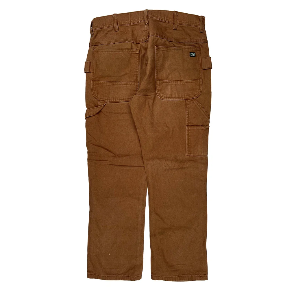 Key Carpenter Pants - 34W 29L Brown Cotton