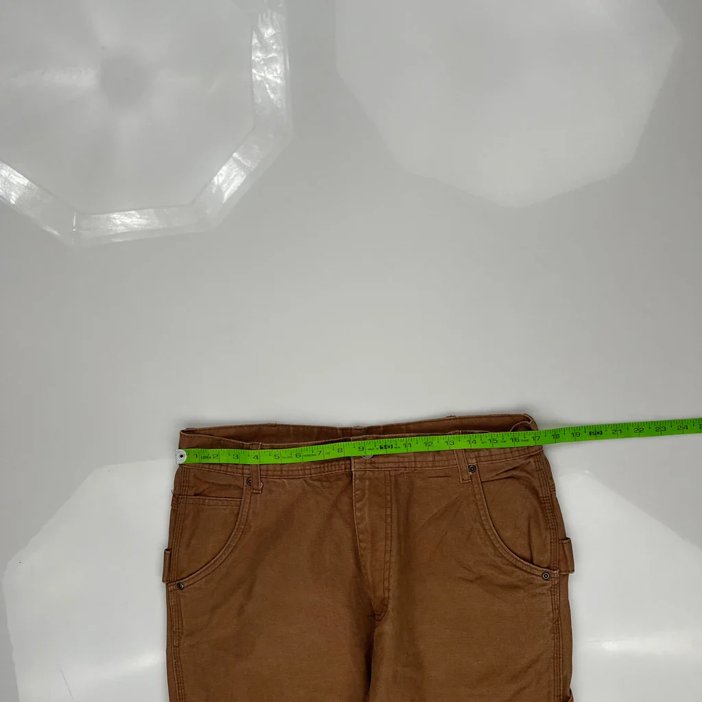 Key Carpenter Pants - 34W 29L Brown Cotton - Image 3
