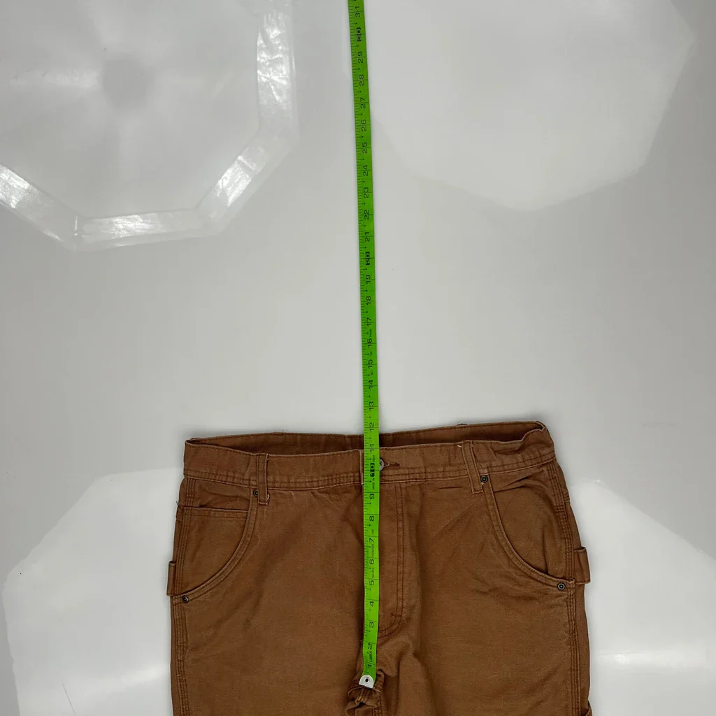 Key Carpenter Pants - 34W 29L Brown Cotton - Image 4
