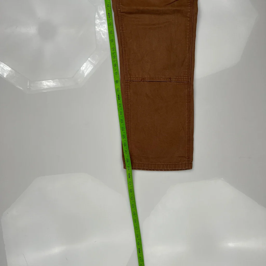 Key Carpenter Pants - 34W 29L Brown Cotton - Image 5