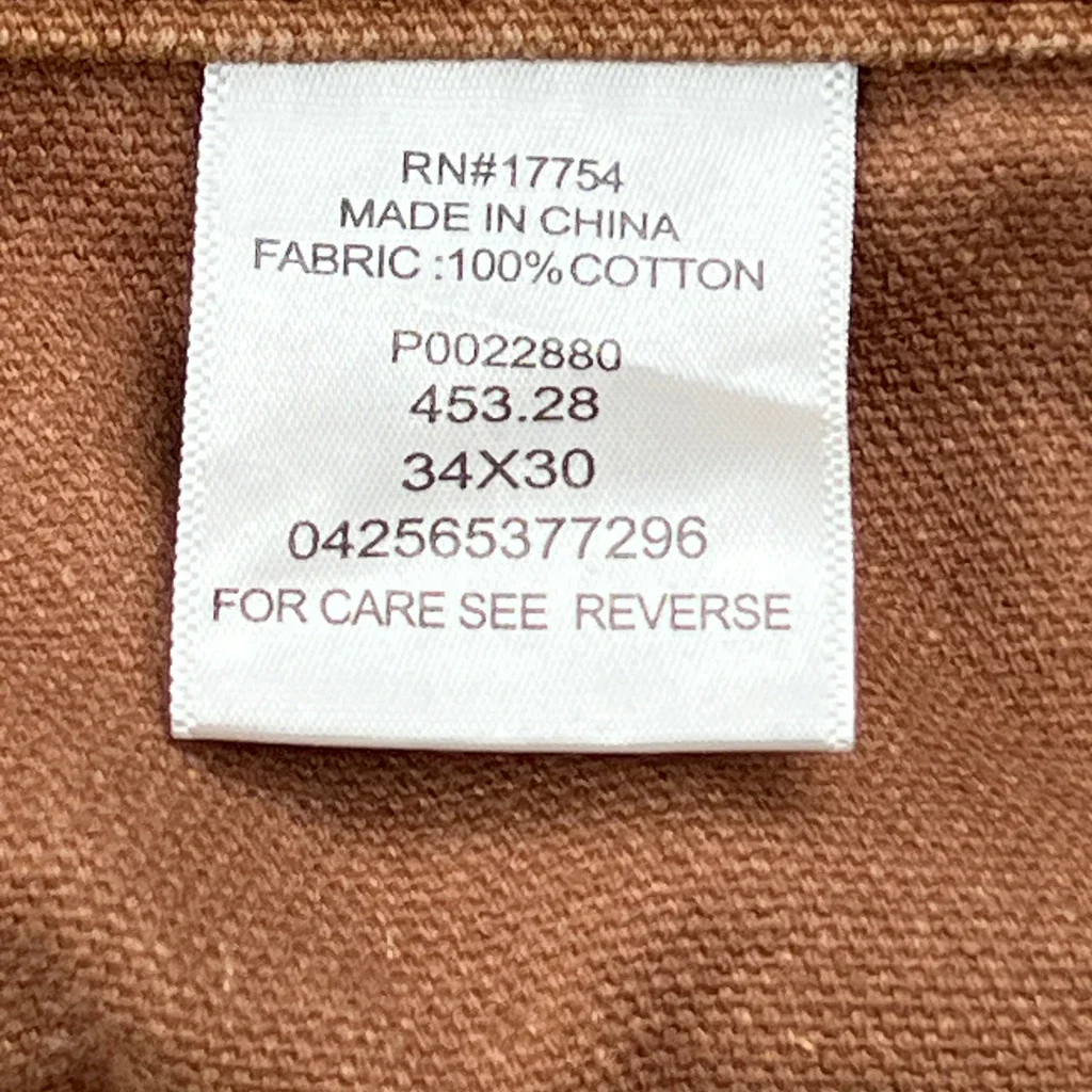 Key Carpenter Pants - 34W 29L Brown Cotton - Image 6