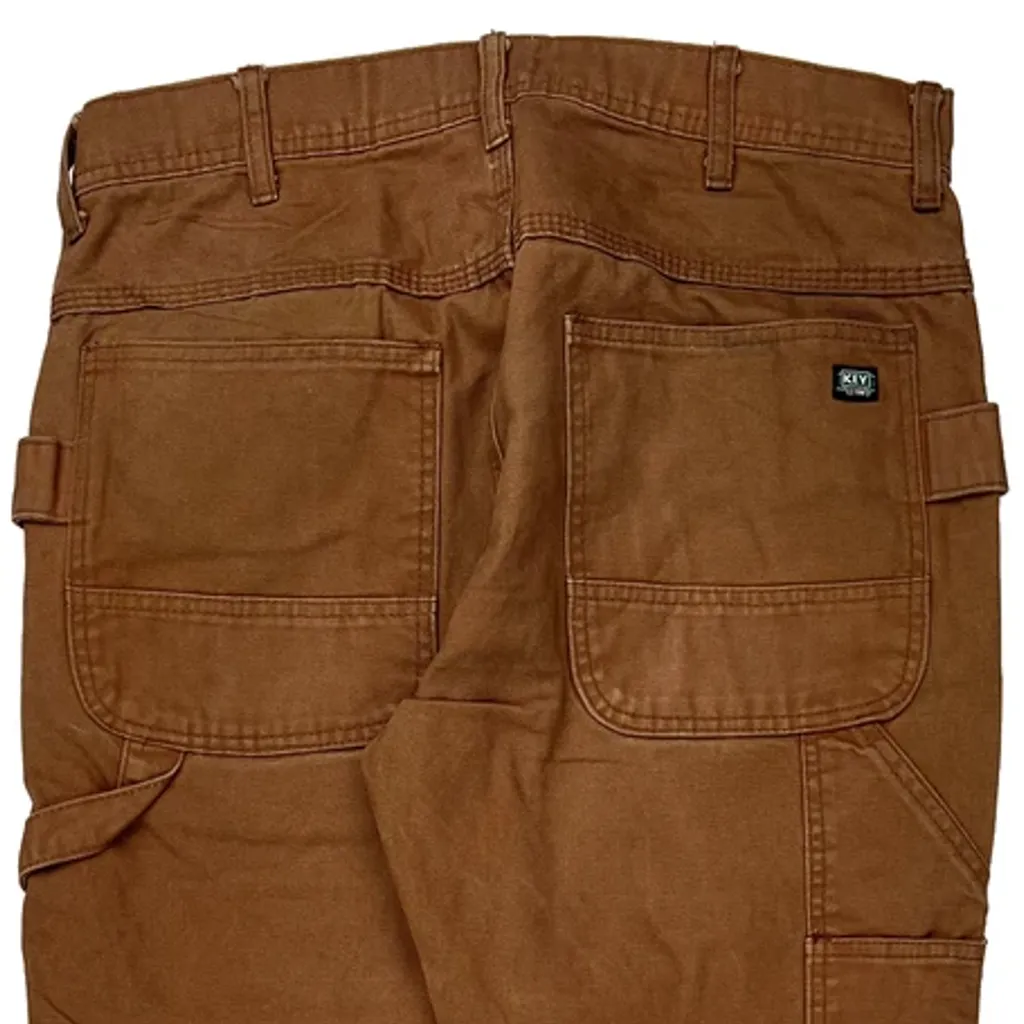 Key Carpenter Pants - 34W 29L Brown Cotton - Image 7