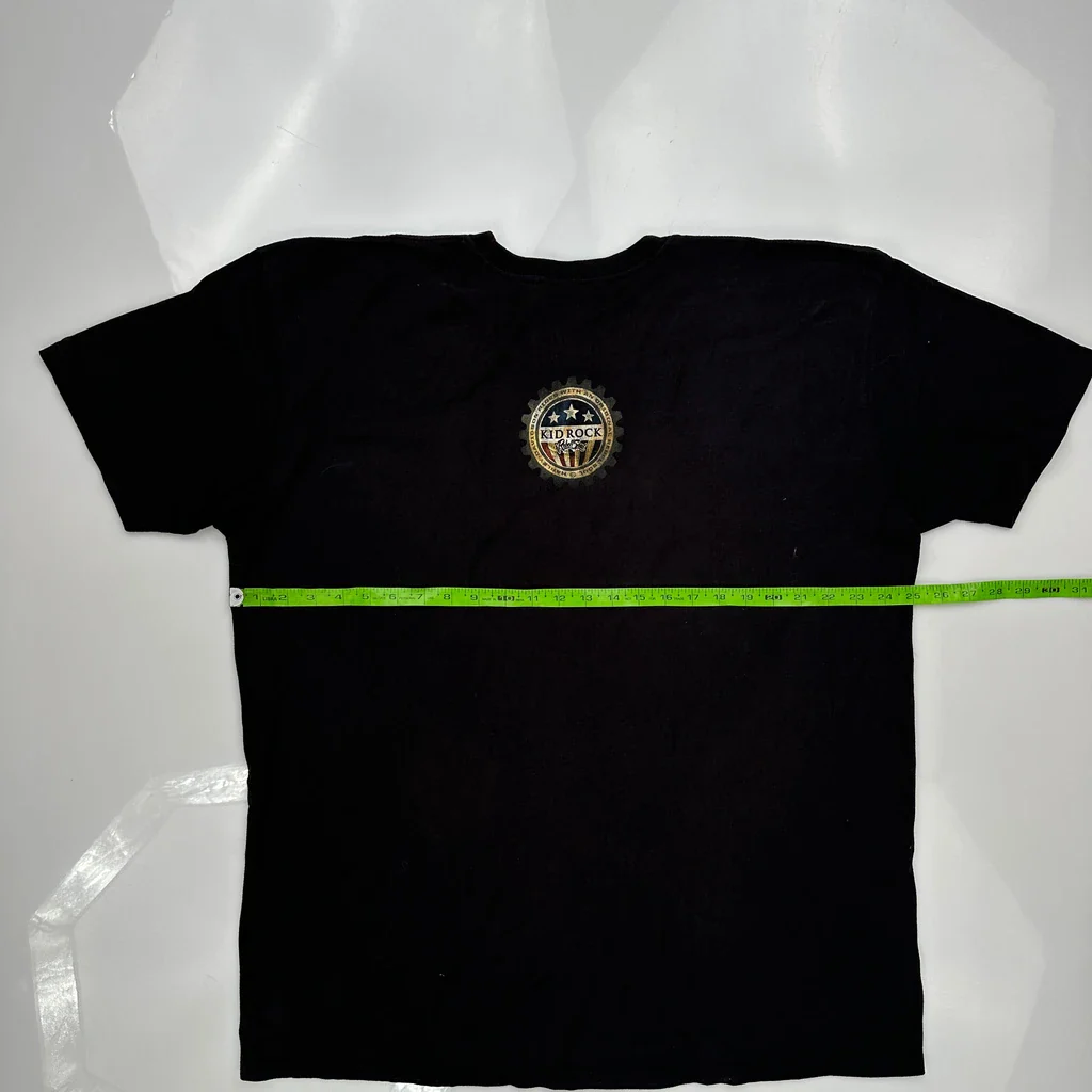 Kid Rock Harley Davidson Graphic T-Shirt - XL Black Cotton - Image 3