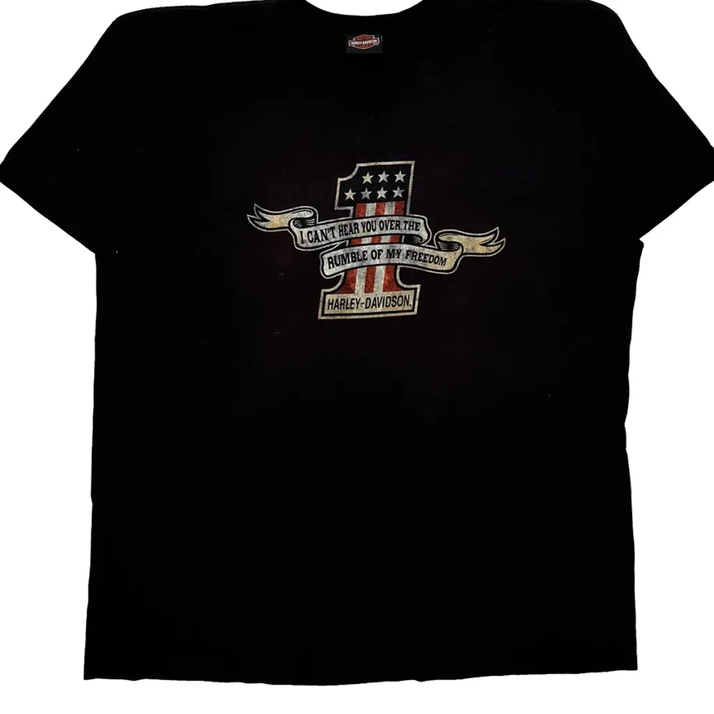Kid Rock Harley Davidson Graphic T-Shirt - XL Black Cotton - Image 5