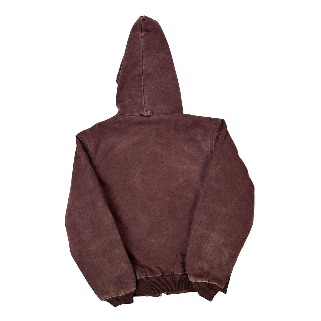 Kids Carhartt Y06 Brg Jacket - Medium Brown Cotton - Image 2