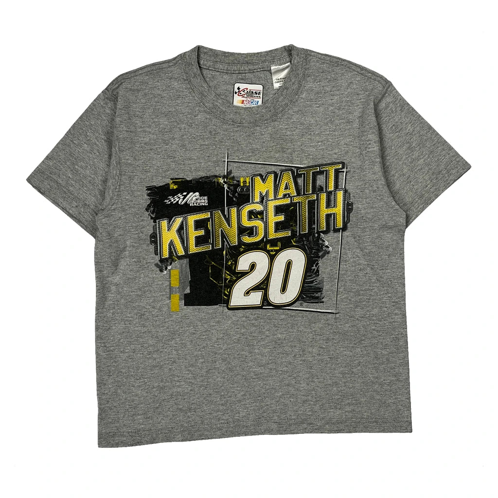 Kids Chase Authentics Matt Kenseth T-Shirt - Small Gray Cotton