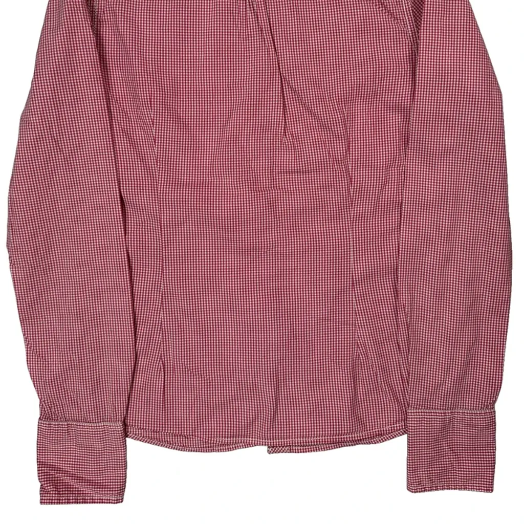 Kids Hilfiger Denim Checked Shirt - Small Red Cotton - Image 7