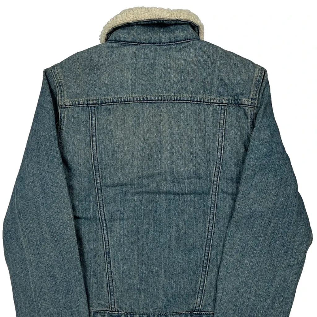 Kids Levis Denim Jacket - Small Blue Cotton - Image 6
