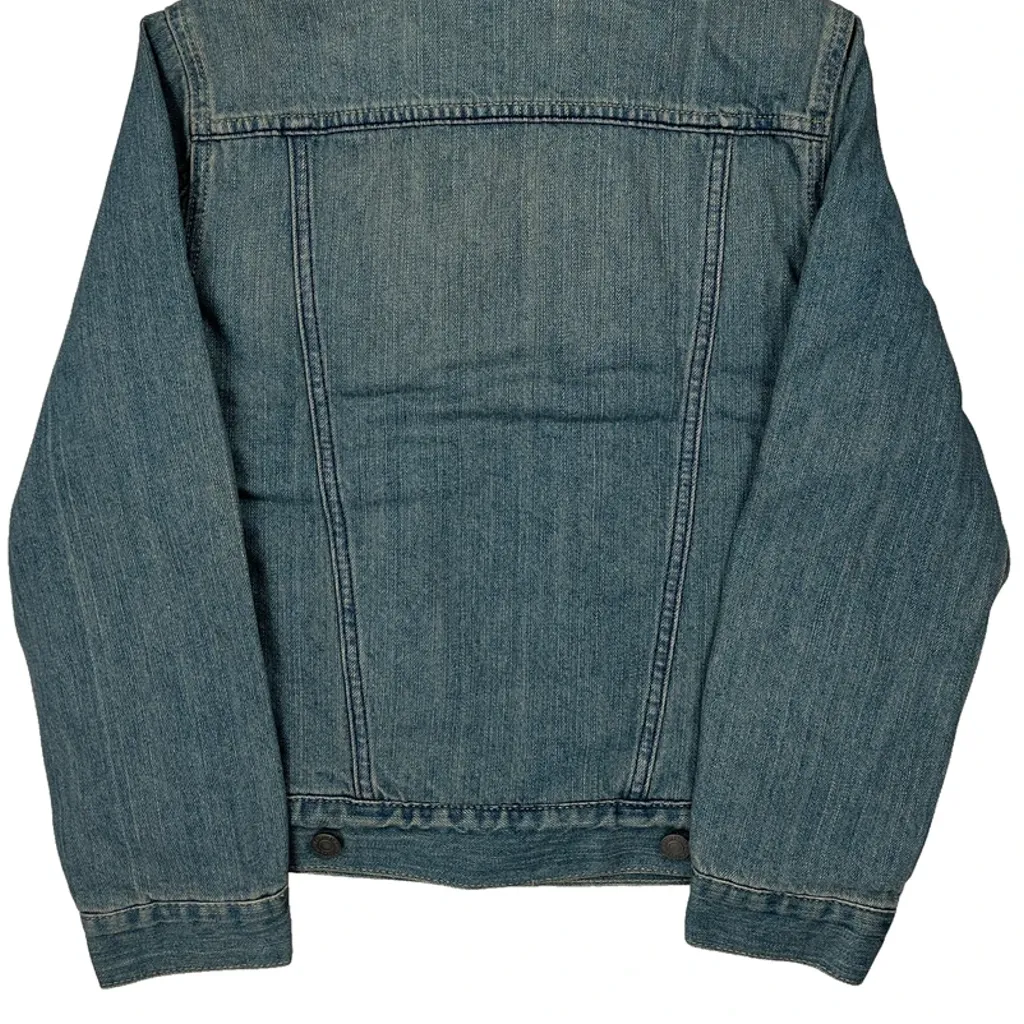 Kids Levis Denim Jacket - Small Blue Cotton - Image 7