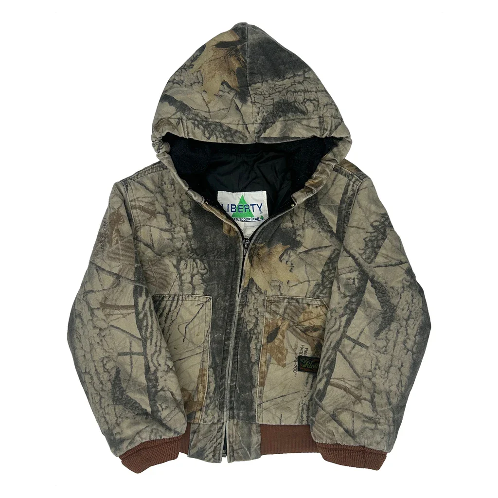 Kids Liberty Camo Jacket - Small Camo Cotton