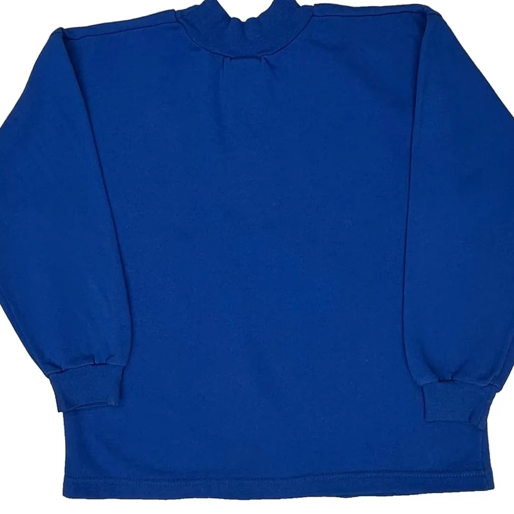 Kids Mickey Unlimited Cartoon Sweatshirt - Medium Blue Cotton Blend - Image 7